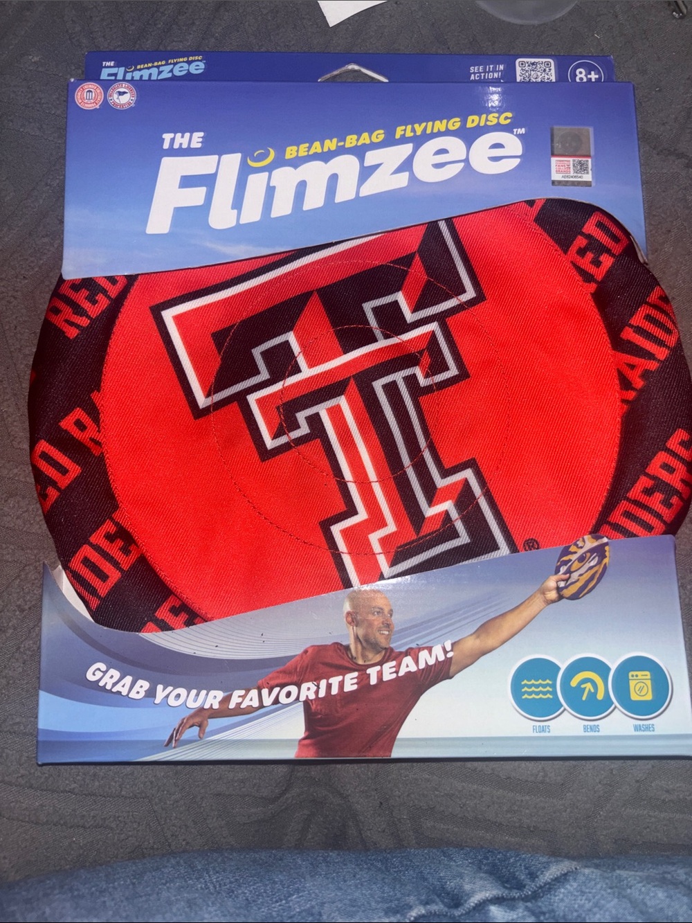 Red Bean-Bag Flying Disc by The